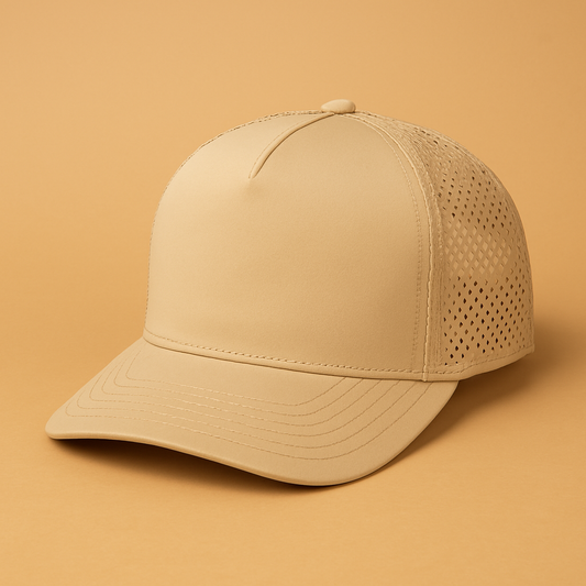 Beige Snap Cap®: Effortless Style, Endless Possibilities